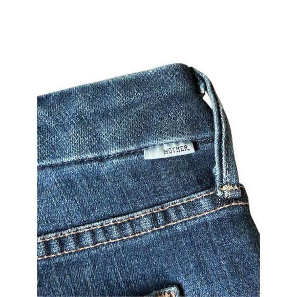 Mother Looker Ankle Fray Jeans size 29 Blue Girl Crush - Picture 14 of 16
